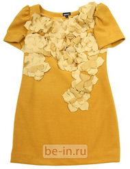 Платье жёлтое с коротким рукавом, DKNY, магазин Ekepeople