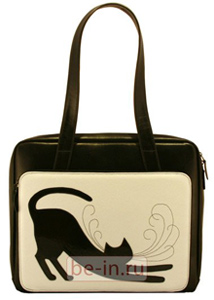 Женская сумка с кошкой, Интернет-магазин f.gene