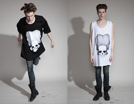 Футболка с черепом. Welcome Hunters