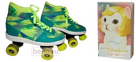 Блокнот и ролики