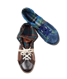 Обувь Santoni Clan Tartan