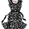 Платье черно-белое трикотажное, 2999 руб., Woolstreet 