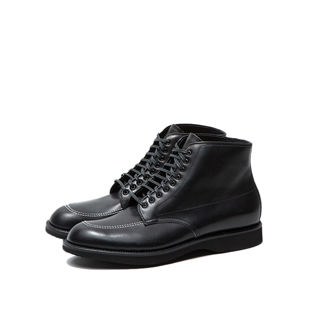 Где купить Ботинки мужские кожаные черные на шнуровке Alden Alden 