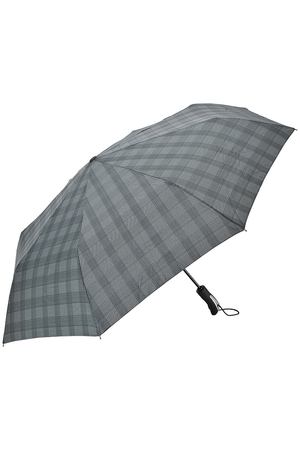 Зонт мужской серый в клетку Raindrops