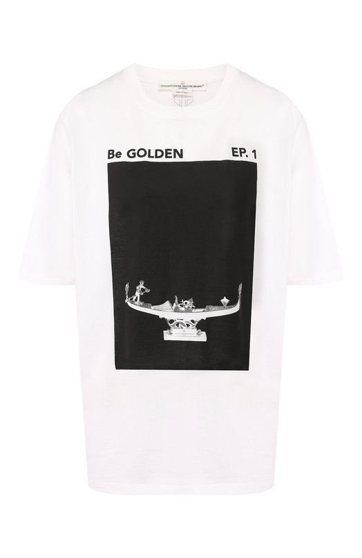 Где купить Хлопковая футболка Golden Goose Deluxe Brand Golden Goose Deluxe Brand 