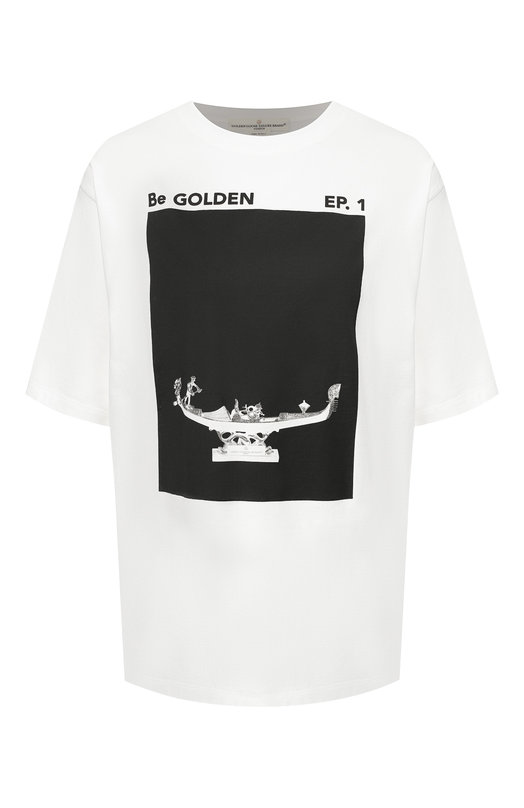 Где купить Хлопковая футболка Golden Goose Deluxe Brand Golden Goose Deluxe Brand 