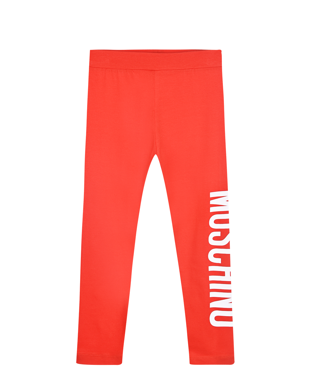 Где купить Красные леггинсы с логотипом Moschino детские Moschino 