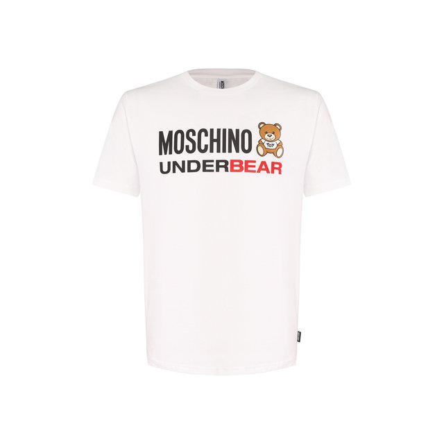 Где купить Хлопковая футболка Moschino Moschino 
