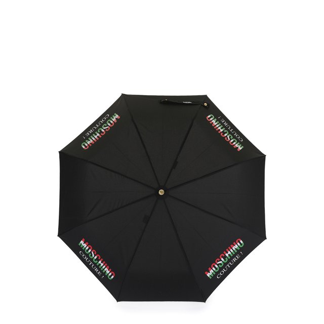 Где купить Складной зонт с принтом Moschino Moschino 
