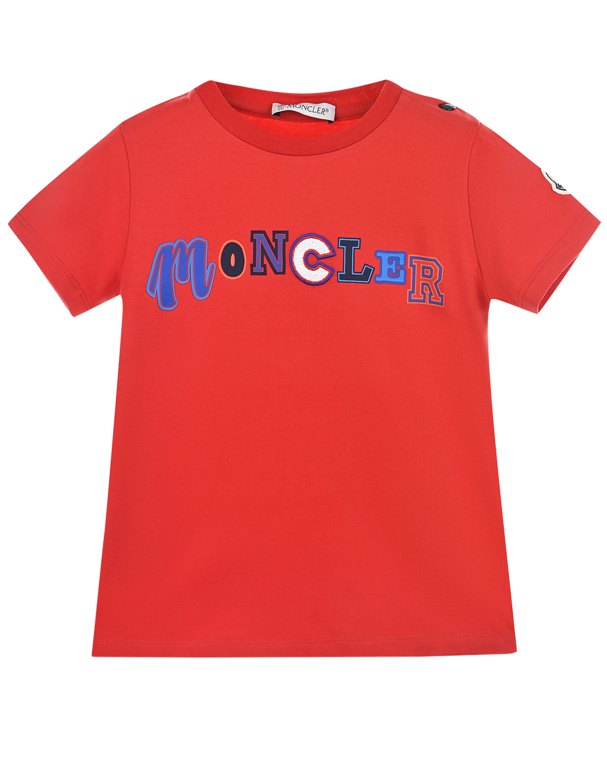 Где купить Футболка с логотипом Moncler детская Moncler 