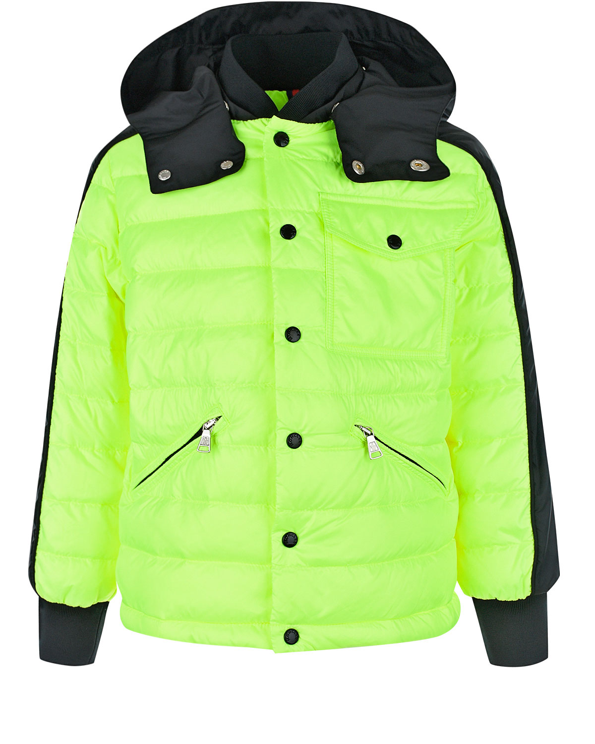 Где купить Стеганая куртка Bouzey с контрастными деталями Moncler детская Moncler 