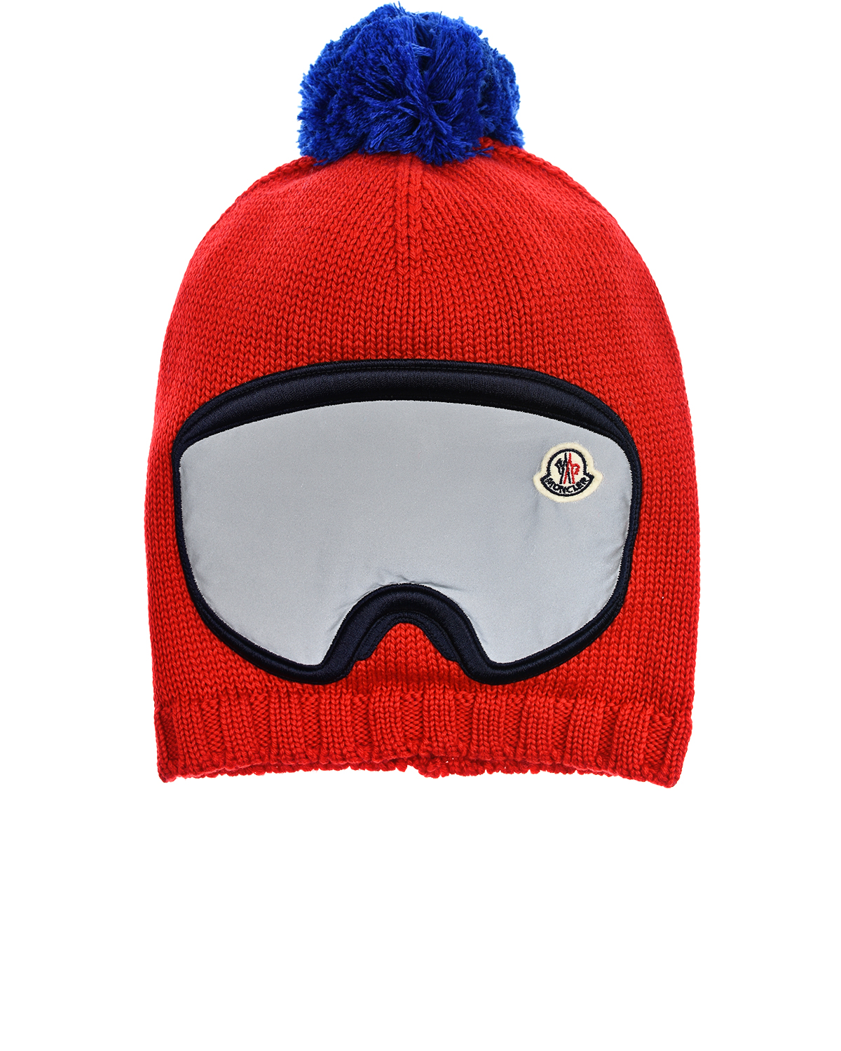 Где купить Красная шапка с декором &quot;лыжная маска&quot; Moncler детская Moncler 