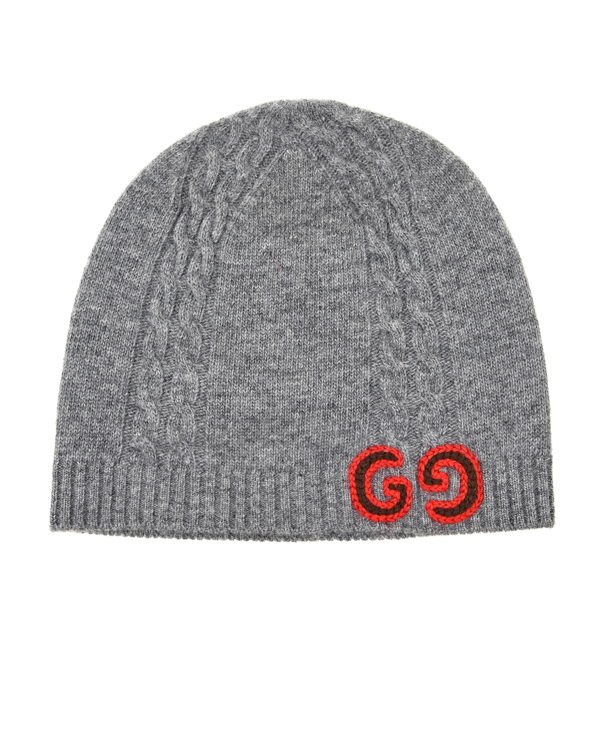 Где купить Серая шапка с вышитым логотипом GUCCI детская Gucci 