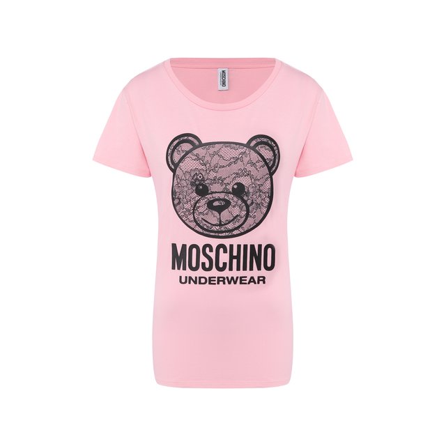 Где купить Хлопковая футболка Moschino Underwear Woman Moschino Underwear 