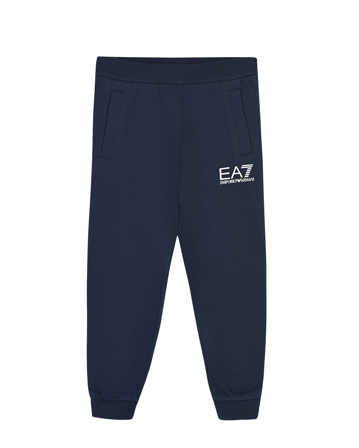 Где купить Синие спортивные брюки с логотипом EA7 детские EA7 Emporio Armani 