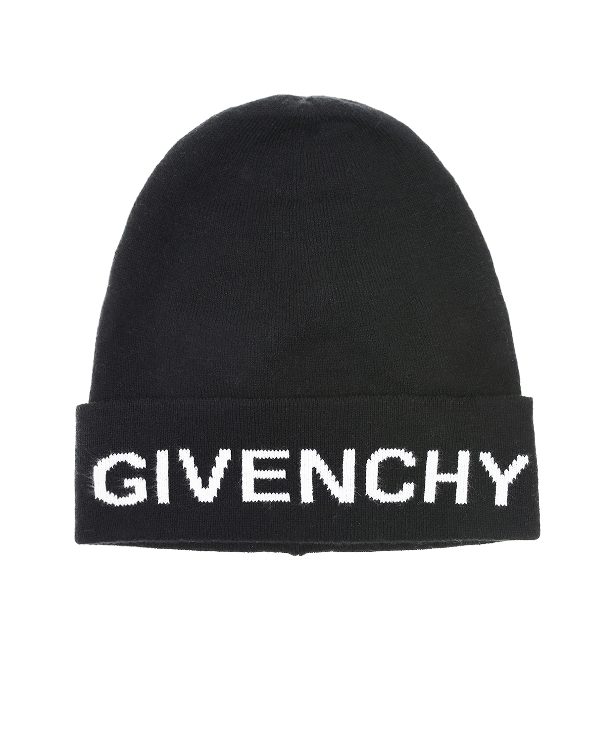 Где купить Черная шапка из хлопка и кашемира Givenchy детская Givenchy 