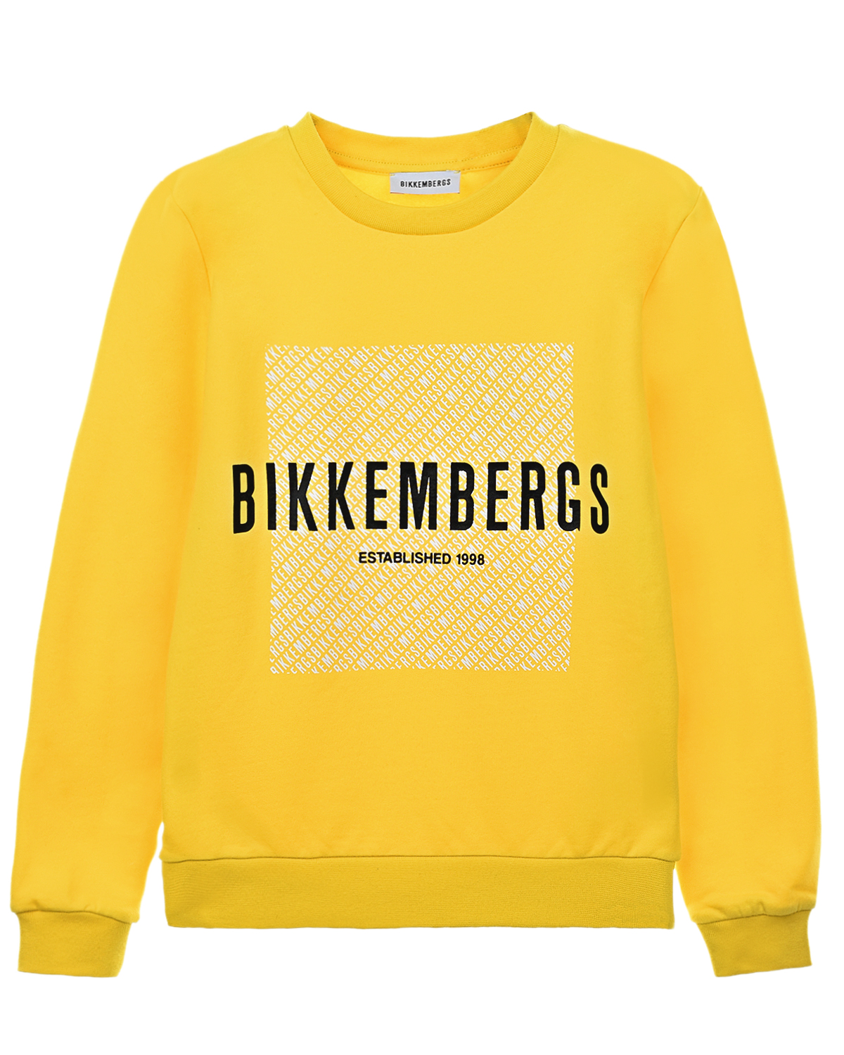 Где купить Желтый свитшот с логотипом Bikkembergs детский Bikkembergs 