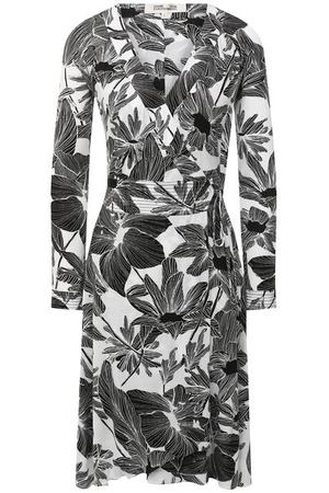 Платье из вискозы и шелка Diane Von Furstenberg