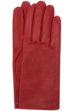 Кожаные перчатки с подкладкой из шелка Agnelle