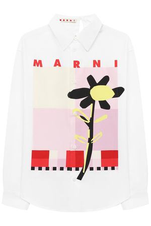 Хлопковая рубашка Marni