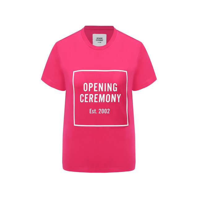 Где купить Хлопковая футболка Opening Ceremony Opening Ceremony 