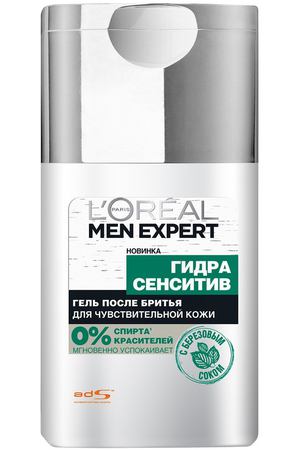 L'OREAL Гель после бритья с березой Men Expert HYDRA SENSITIVE для чувствительной кожи
