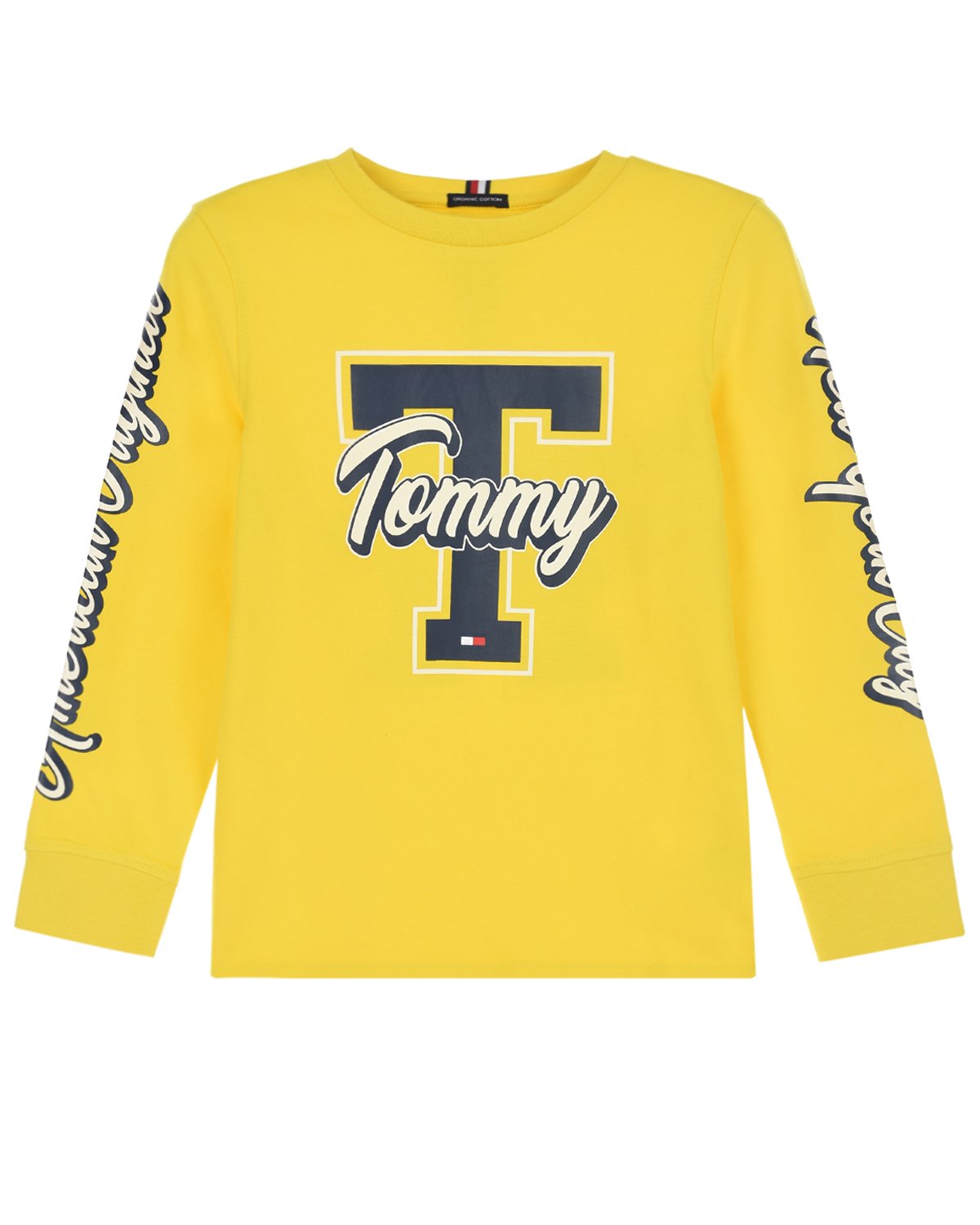Где купить Желтая толстовка с логотипом Tommy Hilfiger детская Tommy Hilfiger 