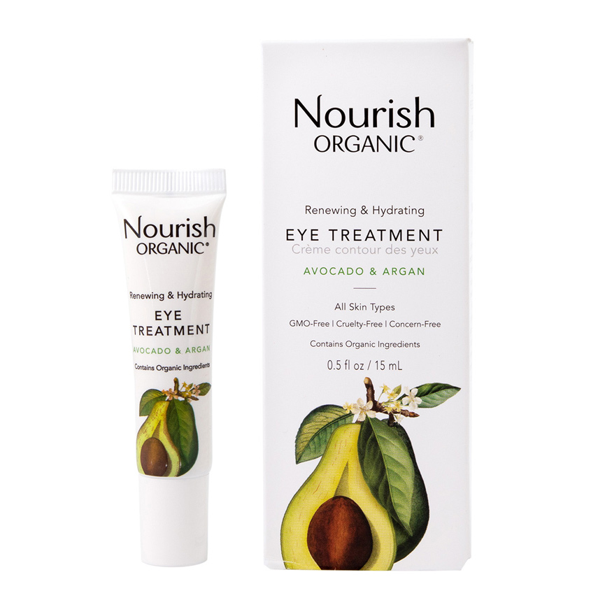 Где купить NOURISH Крем для кожи вокруг глаз восстанавливающий "Авокадо и Арган" Nourish 