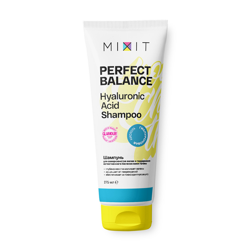 Где купить MIXIT Шампунь для совершенства волос и поддержания естественного баланса кожи головы «PERFECT BALANCE» Hyaluronic acid shampoo Mixit 