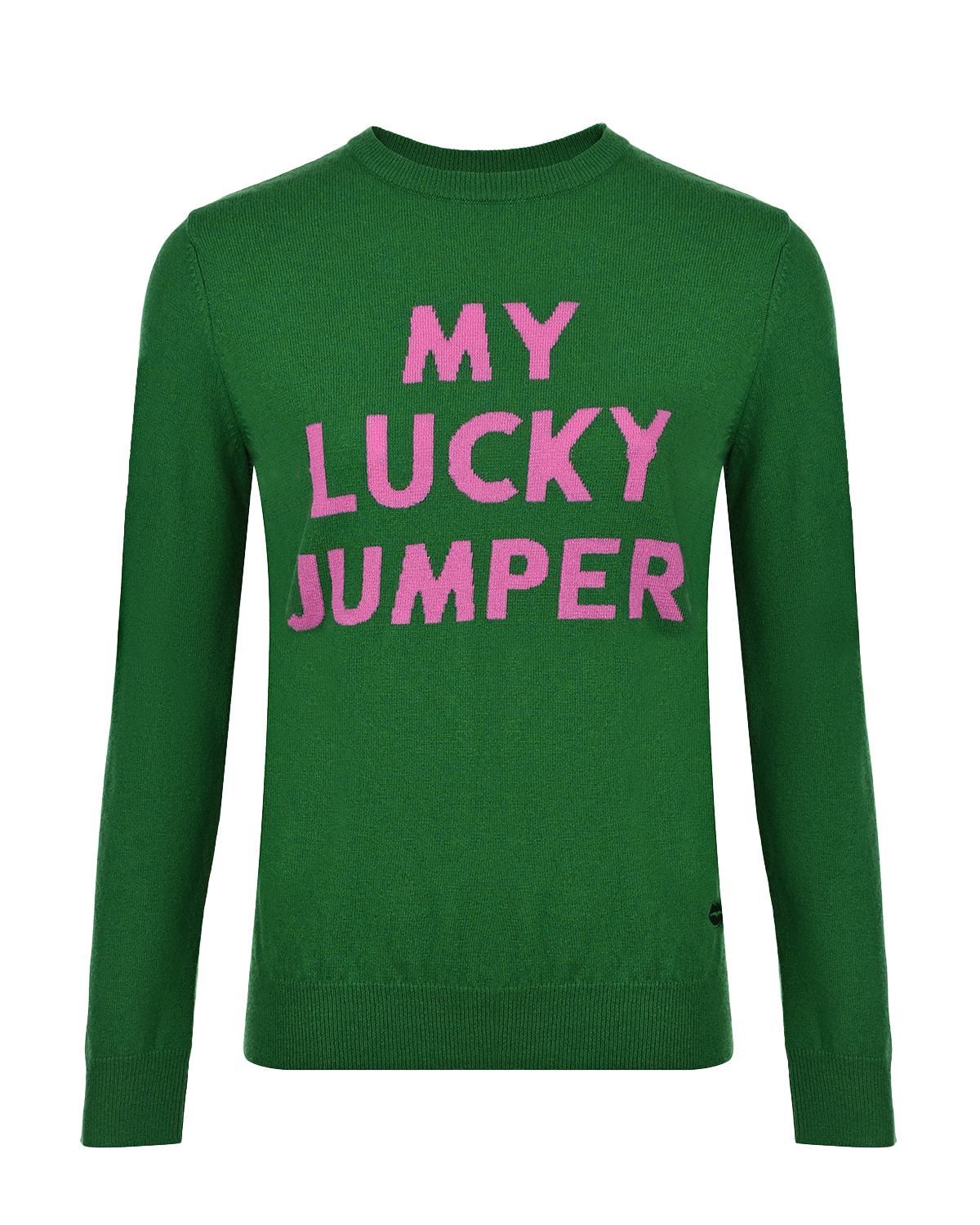 Где купить Зеленый джемпер с надписью &quot;My lucky jumper&quot; Markus Lupfer Markus Lupfer 