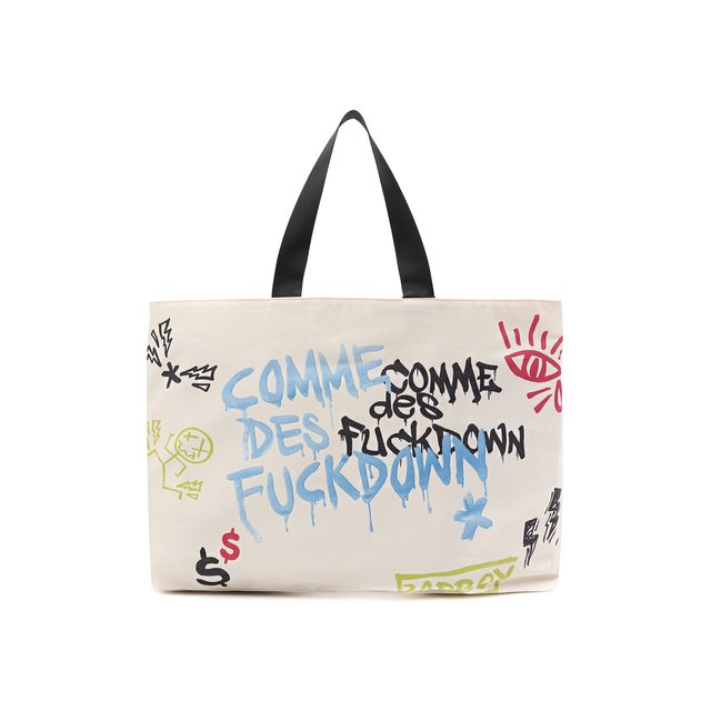 Где купить Текстильная сумка-шопер Comme des Fuckdown Comme des Fuckdown 
