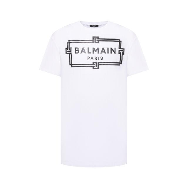Где купить Хлопковая футболка Balmain Balmain 