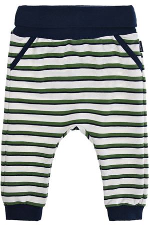 Спортивные брюки в сине-зеленую полоску Sanetta fiftyseven