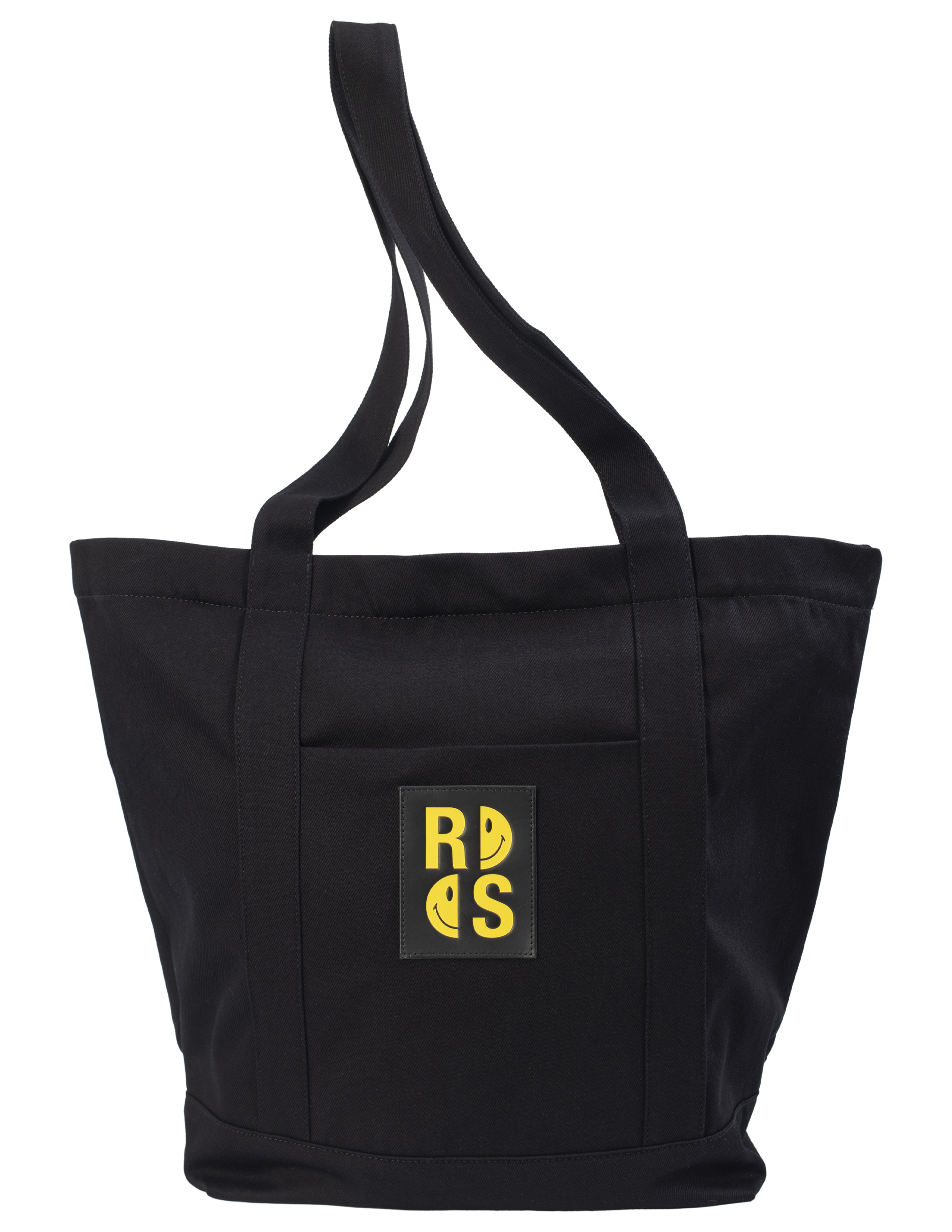 Где купить Джинсовая сумка-шоппер Raf Simons x Smiley с патчем Raf Simons 