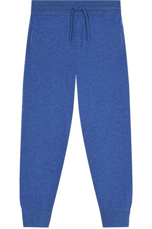 Синие спортивные брюки из кашемира Dolce&Gabbana детские