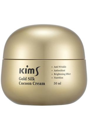 Kims Крем антивозрастной для лица с протеинами кокона шелкопряда Gold Silk Cocoon Cream 50