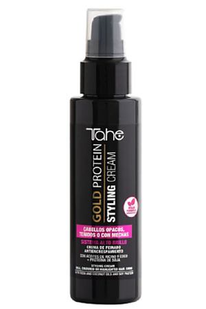 TAHE Крем для расчесывания окрашенных или мелированных волос Gold Protein 100