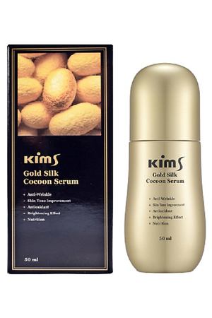Kims Сыворотка антивозрастная для лица с протеинами кокона шелкопряда Gold Silk Cocoon Serum 50