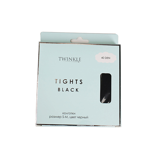 Где купить TWINKLE Колготки 40 DEN размер M-L, цвет черный Twinkle 