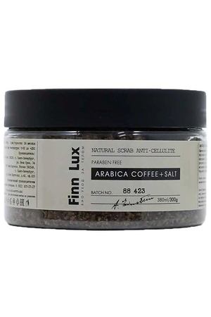 FINNLUX Скраб для тела кофейный антицеллюлитный "Arabica coffee, salt" 300