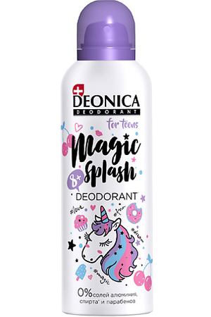 DEONICA Спрей дезодорант детский Magic Splash защищает от запахов до 24 часов 125
