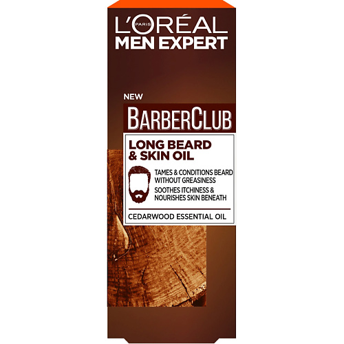 Где купить L'ORÉAL PARIS L'OREAL PARIS Men Expert Barber Club Гель-масло для длинной бороды, смягчающее, с маслом кедрового дерева L'Oreal Paris 
