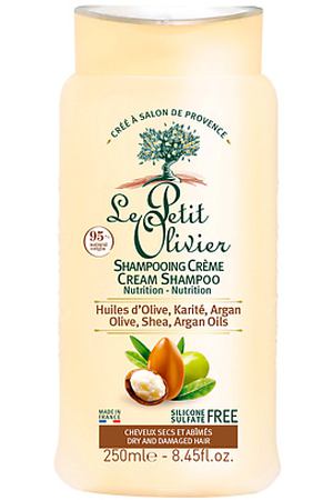 LE PETIT OLIVIER Шампунь-крем для сухих и поврежденных волос на основе 3-х масел