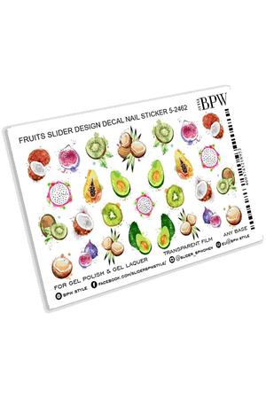 BPW.STYLE Слайдер-дизайн Акварельные фрукты