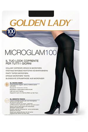 GOLDEN LADY Колготки женские 100 den Micro Glam Nero 2