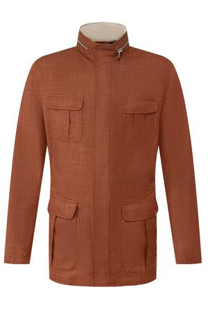 Куртка из смеси шерсти и льна Kiton