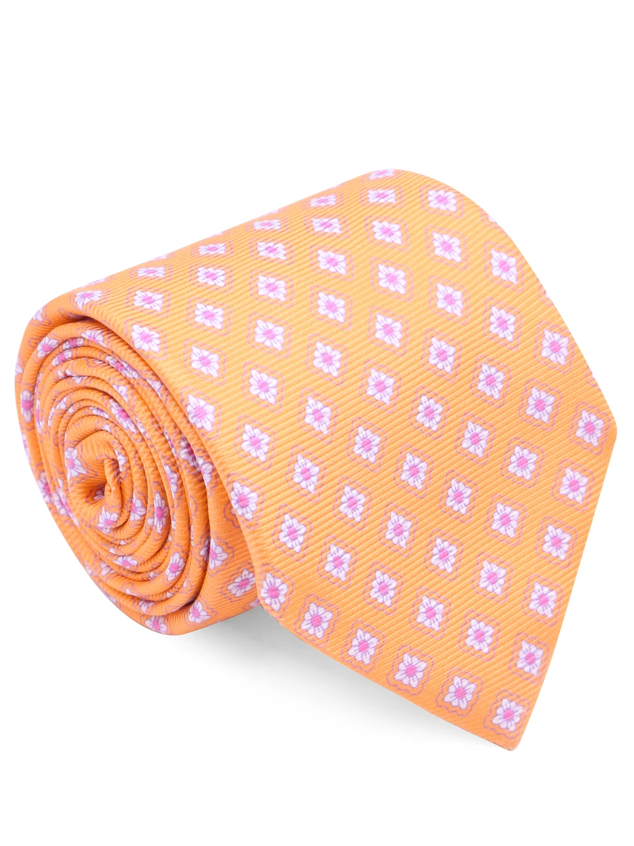 Где купить Шелковый галстук с узором ISAIA Isaia 