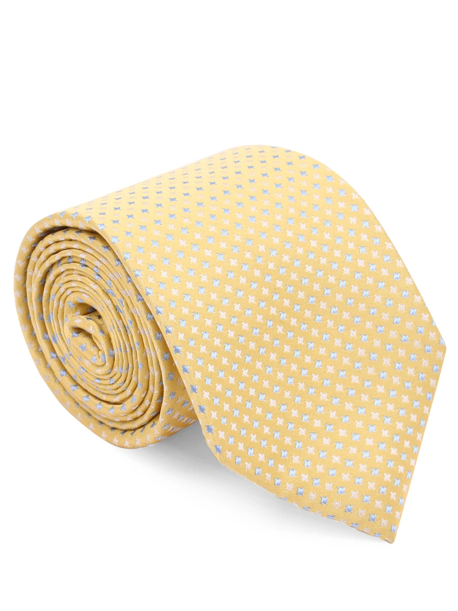 Где купить Шелковый галстук с узором ISAIA Isaia 