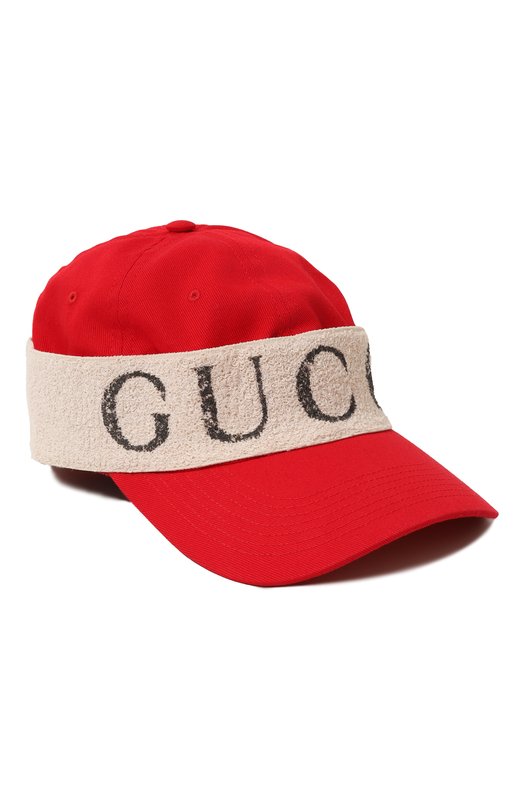 Где купить Хлопковая бейсболка Gucci Gucci 