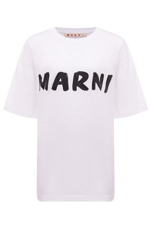 Хлопковая футболка Marni